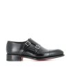 Man saints | Santoni Double Buckle Black Men