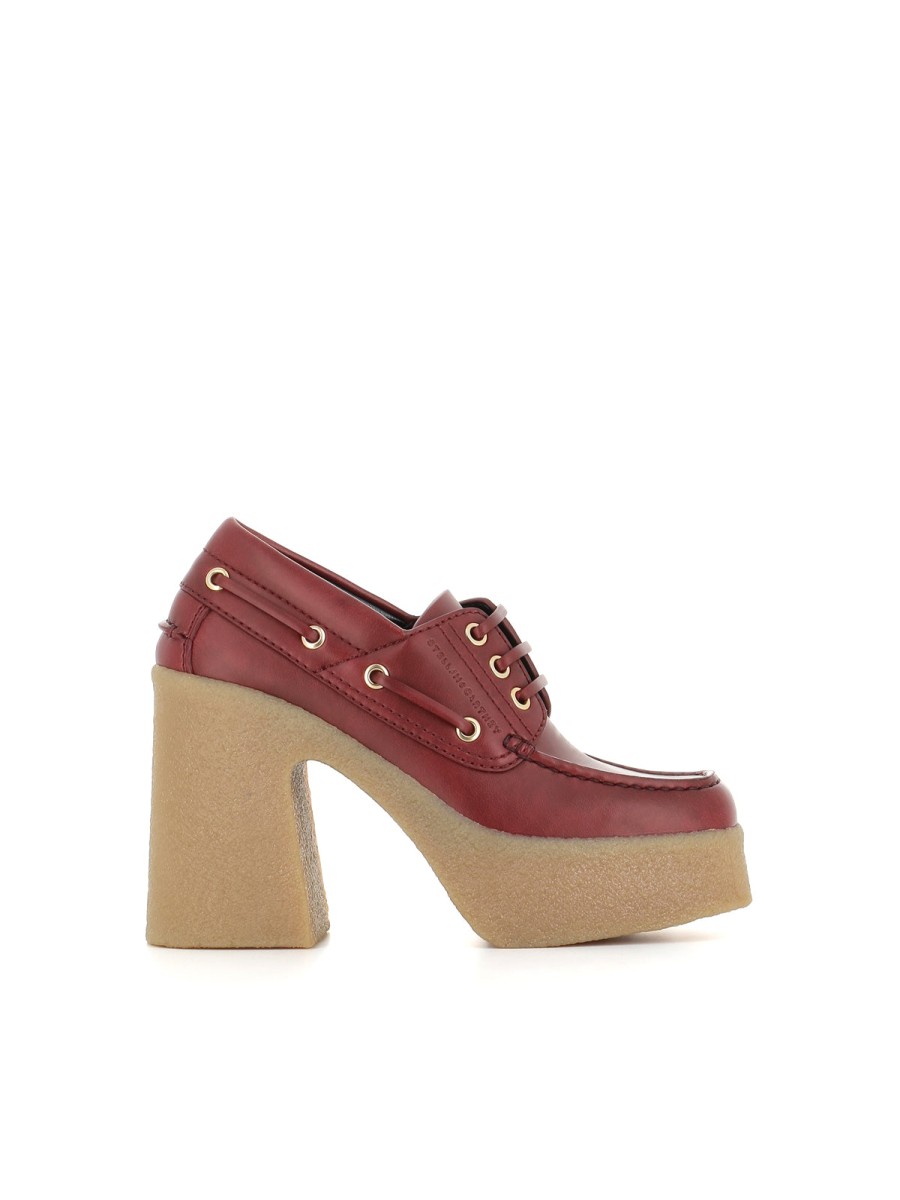 Woman stella mccartney | Stella Mccartney Loafer With Chunky Heel Skyla Viola Women Bordeaux