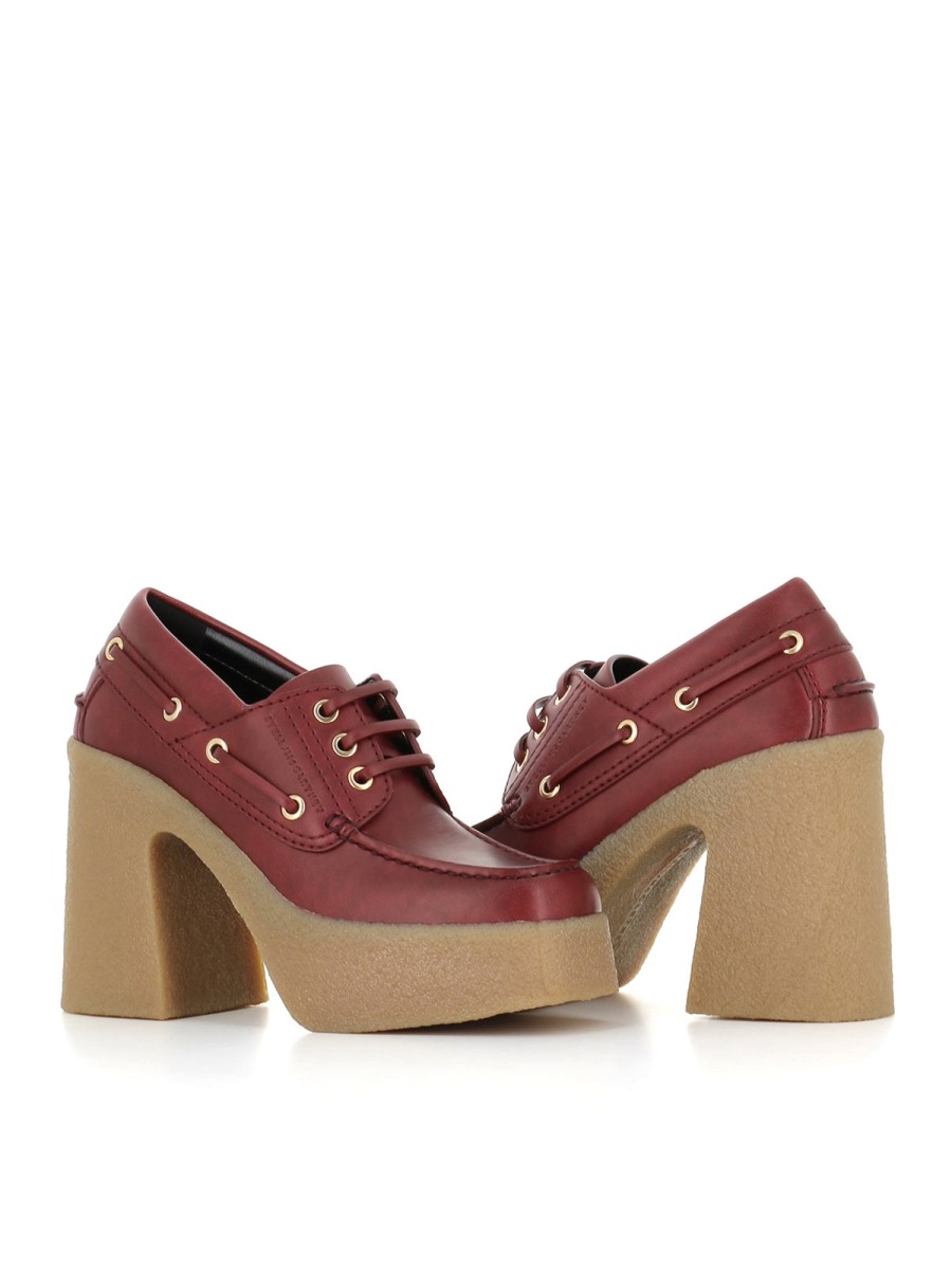 Woman stella mccartney | Stella Mccartney Loafer With Chunky Heel Skyla Viola Women Bordeaux