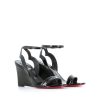 Woman christian louboutin | Christian Louboutin Wedge Chick 85 Black Women