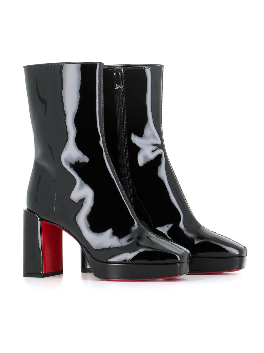 Woman christian louboutin | Christian Louboutin Alleo 90 Black Women'S Ankle Boot