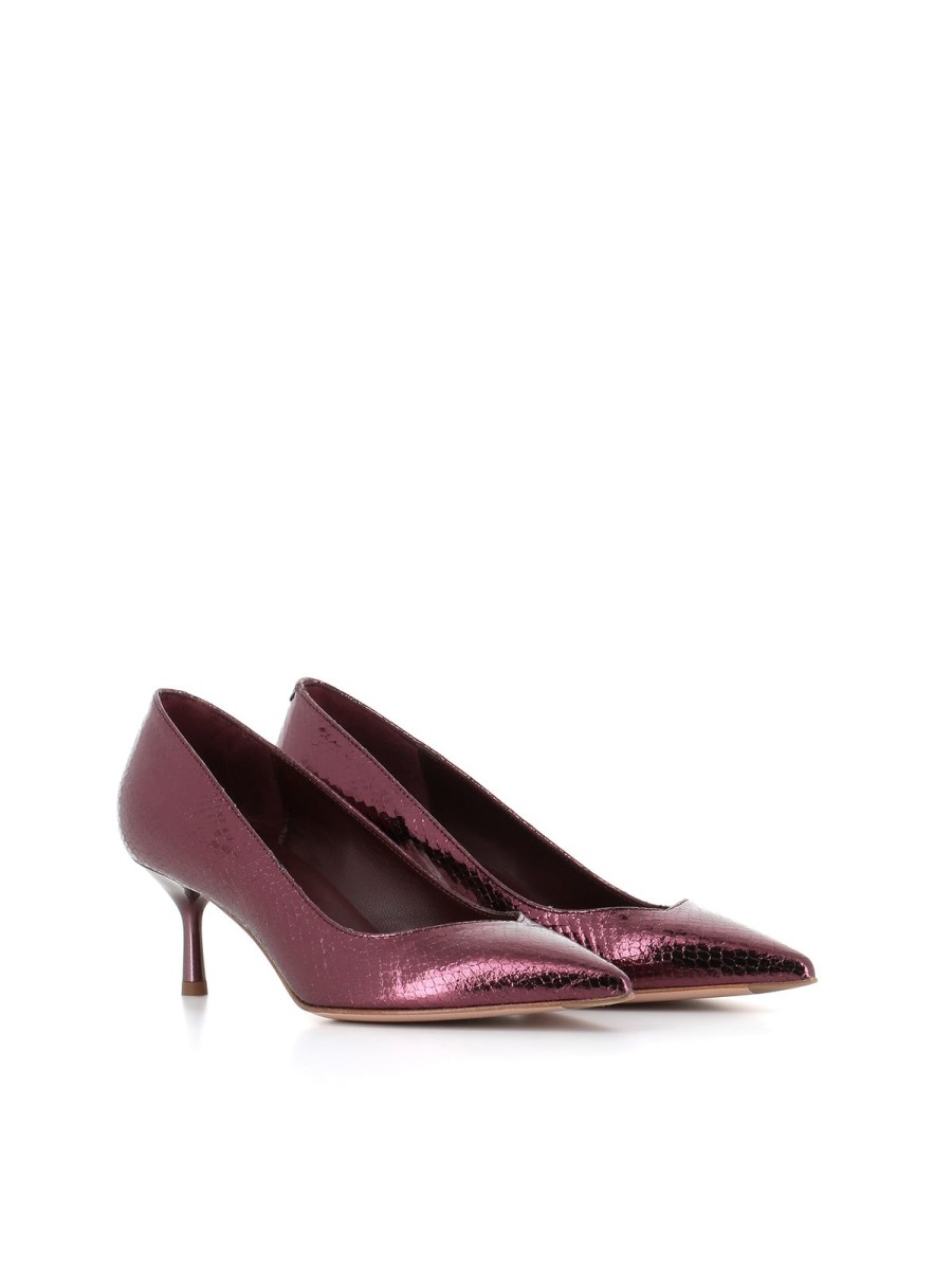 Woman Sergio Levanti | Sergio Levantesi Women'S Chenil Decollete Purple