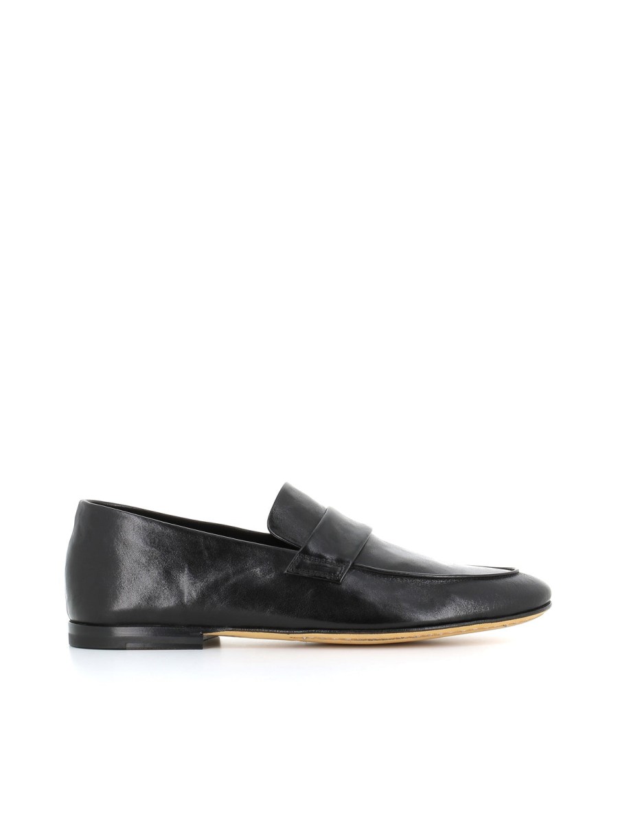 Man creative workshops | Officine Creative Moccasin Airto/001 Black Man