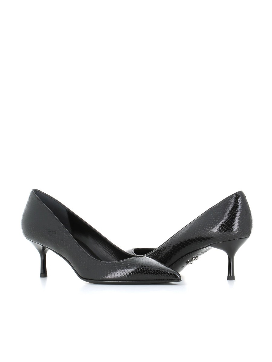 Woman Sergio Levanti | Sergio Levantesi Black Chenil Women'S Pumps