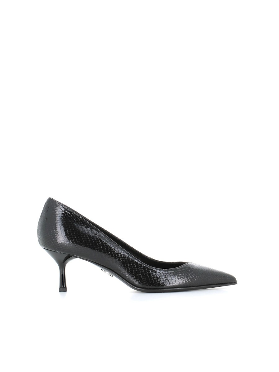 Woman Sergio Levanti | Sergio Levantesi Black Chenil Women'S Pumps