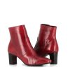 Woman taxi drivers | Tassinari F568 Red Women'S Ankle Boot