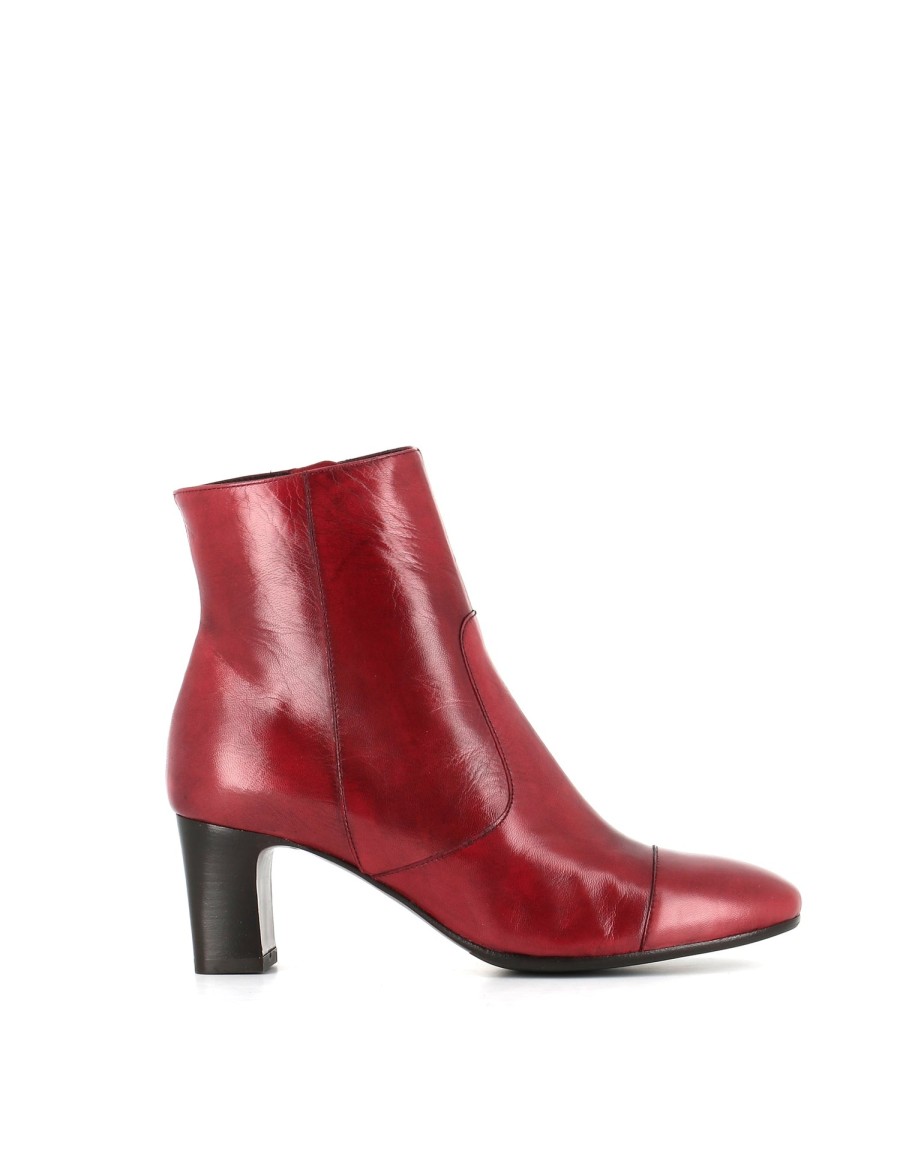 Woman taxi drivers | Tassinari F568 Red Women'S Ankle Boot