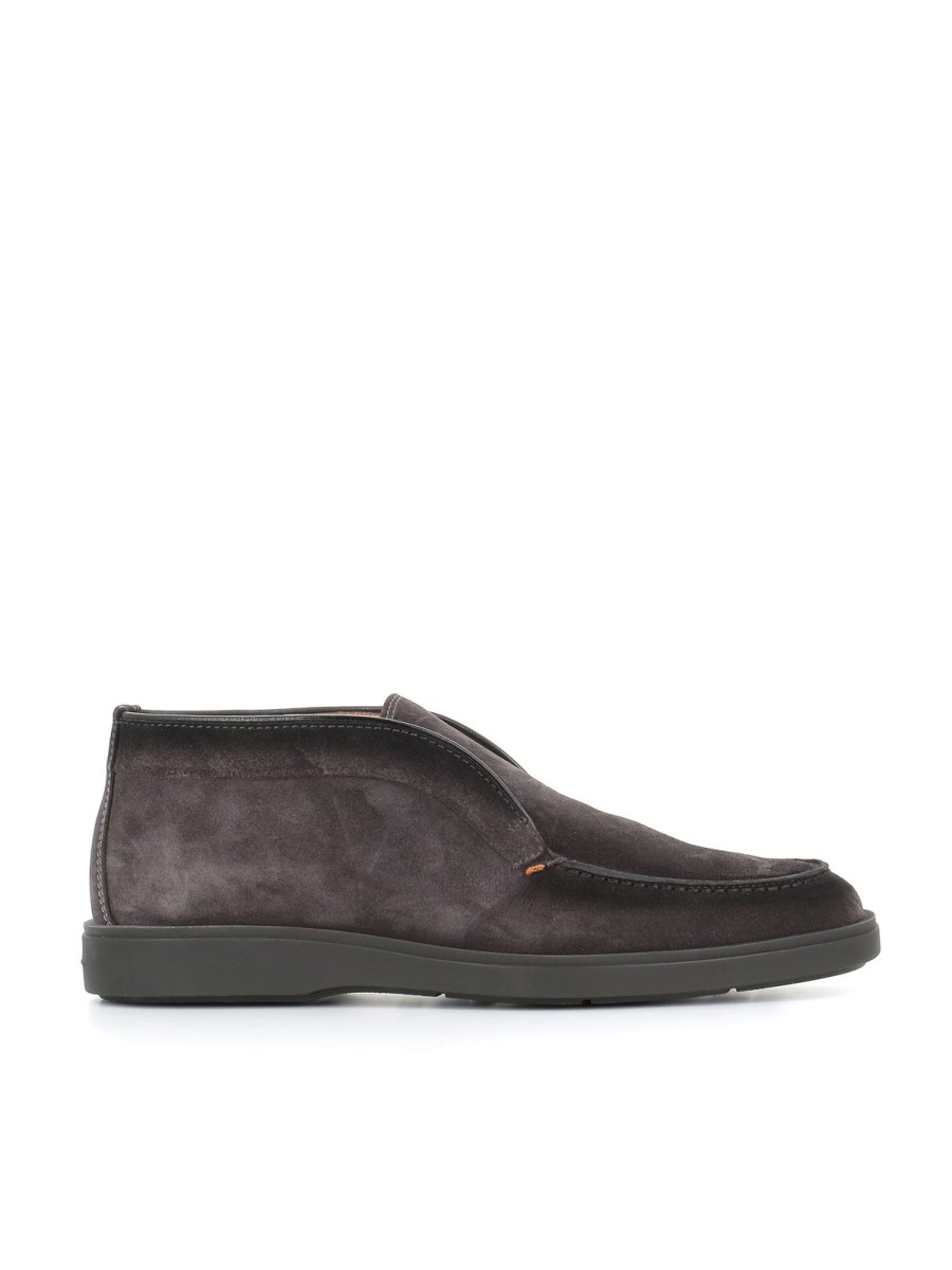 Man saints | Santoni Men'S Gray Desert Ankle Boot