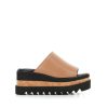 Woman stella mccartney | Stella Mccartney Sabot With Plateau Sneak Elyse Brown Women Brandy