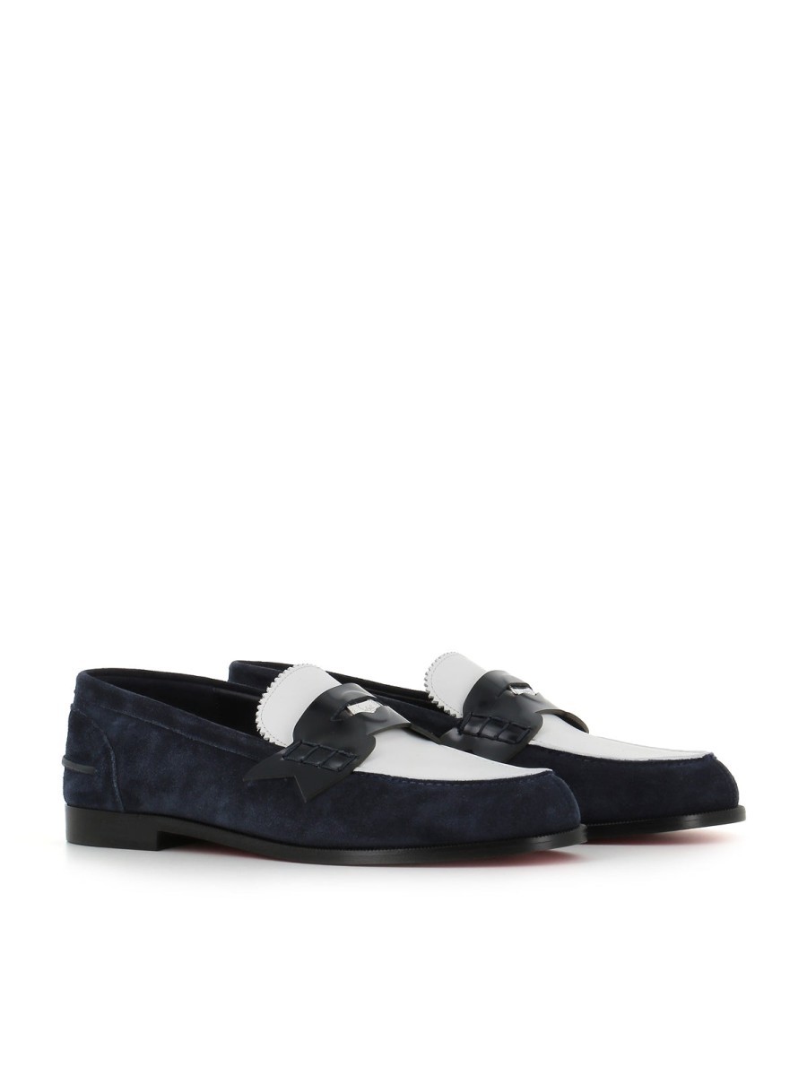 Woman christian louboutin | Christian Louboutin Women'S Penny Moccasin Blue