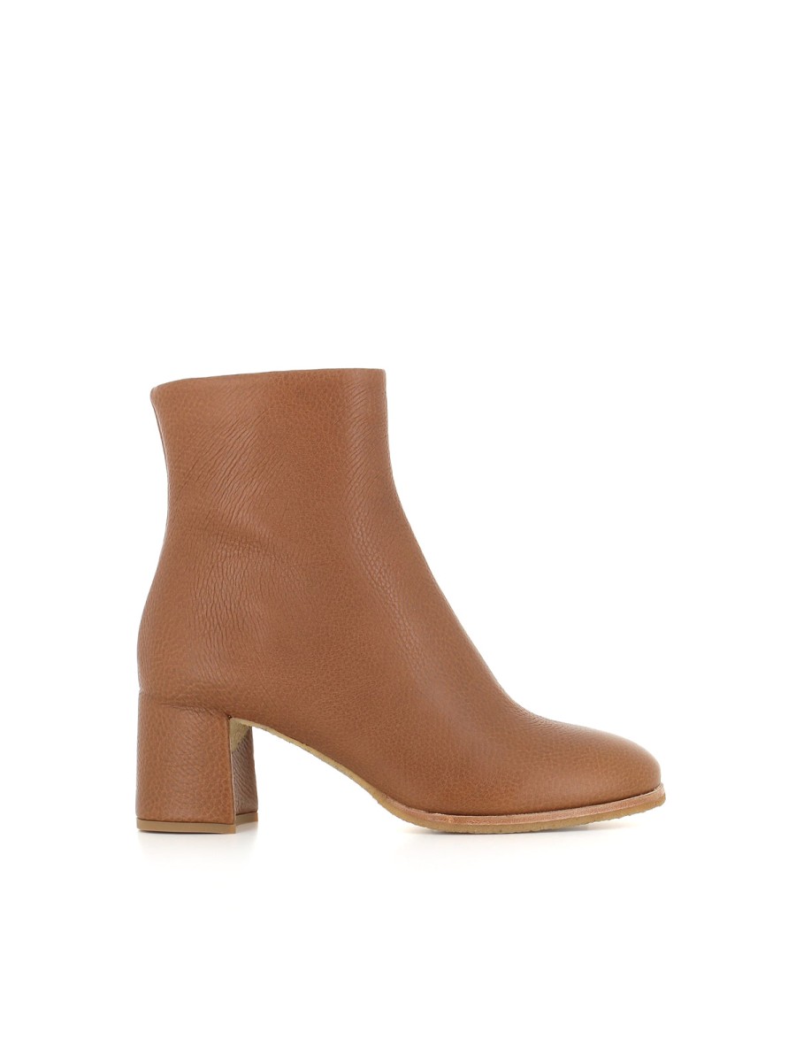 Woman of Carlo | Del Carlo Ankle Boot 11411 Brown Woman Burnt