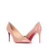 Woman christian louboutin | Christian Louboutin Decollete Kate 85 Pink Women Nude