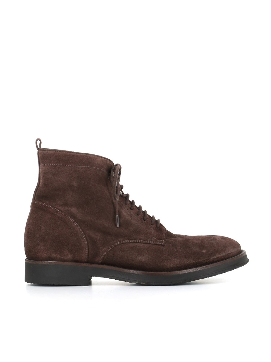 Man Alberto Fasciani | Alberto Fasciani Caleb Amphibian 47056 Brown Man Espresso