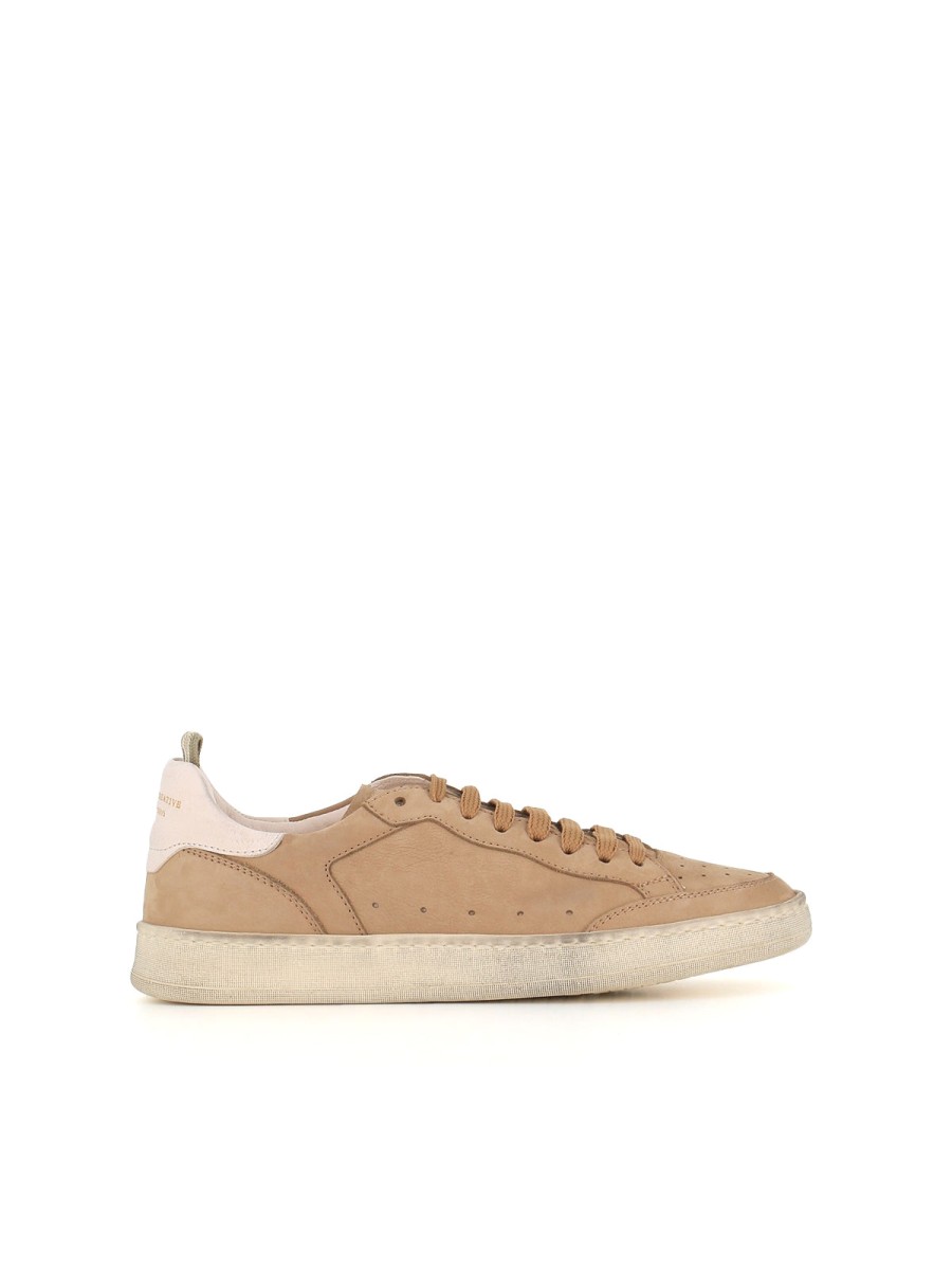 Woman creative workshops | Officine Creative Sneakers Kareem/101 Brown Women Biscuit