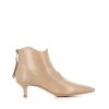 Woman taxi drivers | Tassinari M418 Beige Women'S Ankle Boot