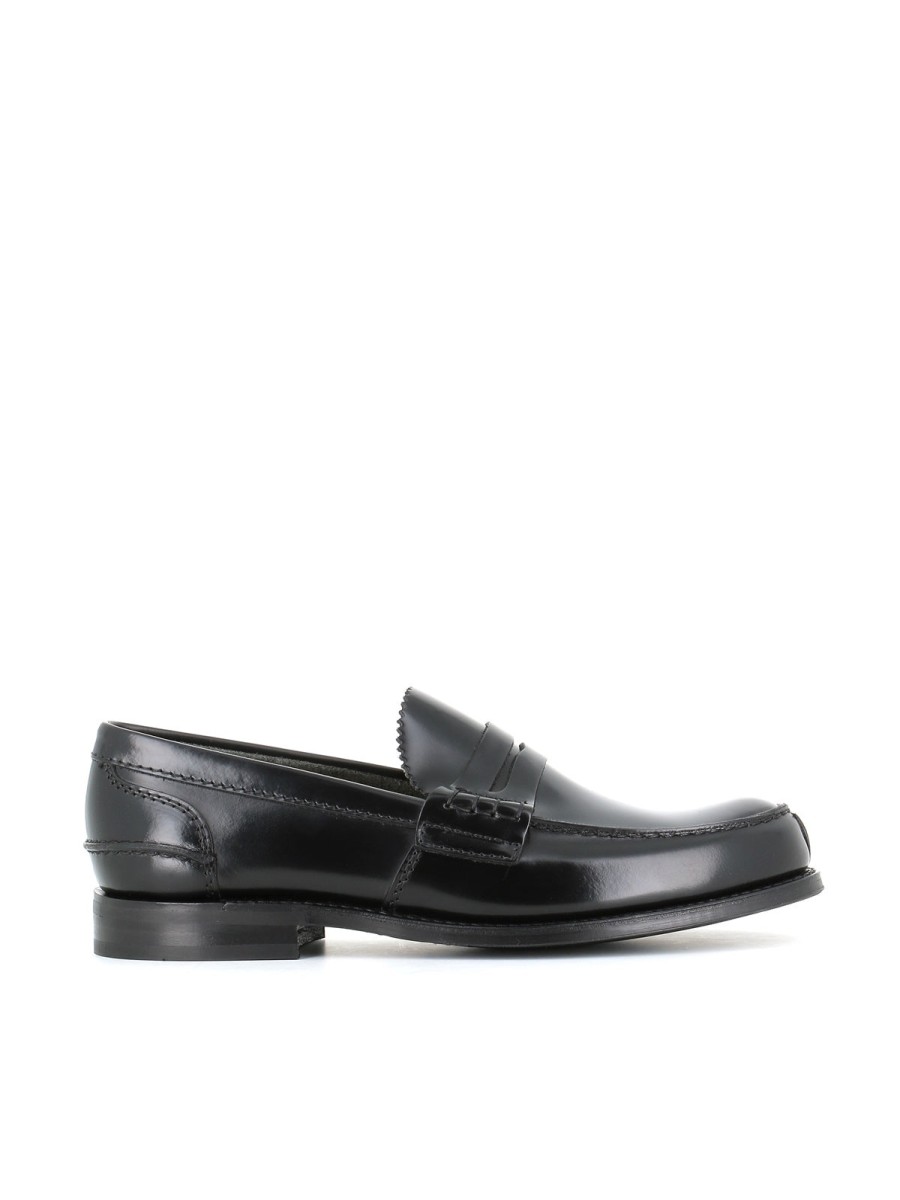 Man church's | Church'S Men'S Black Tunbridge Moccasin