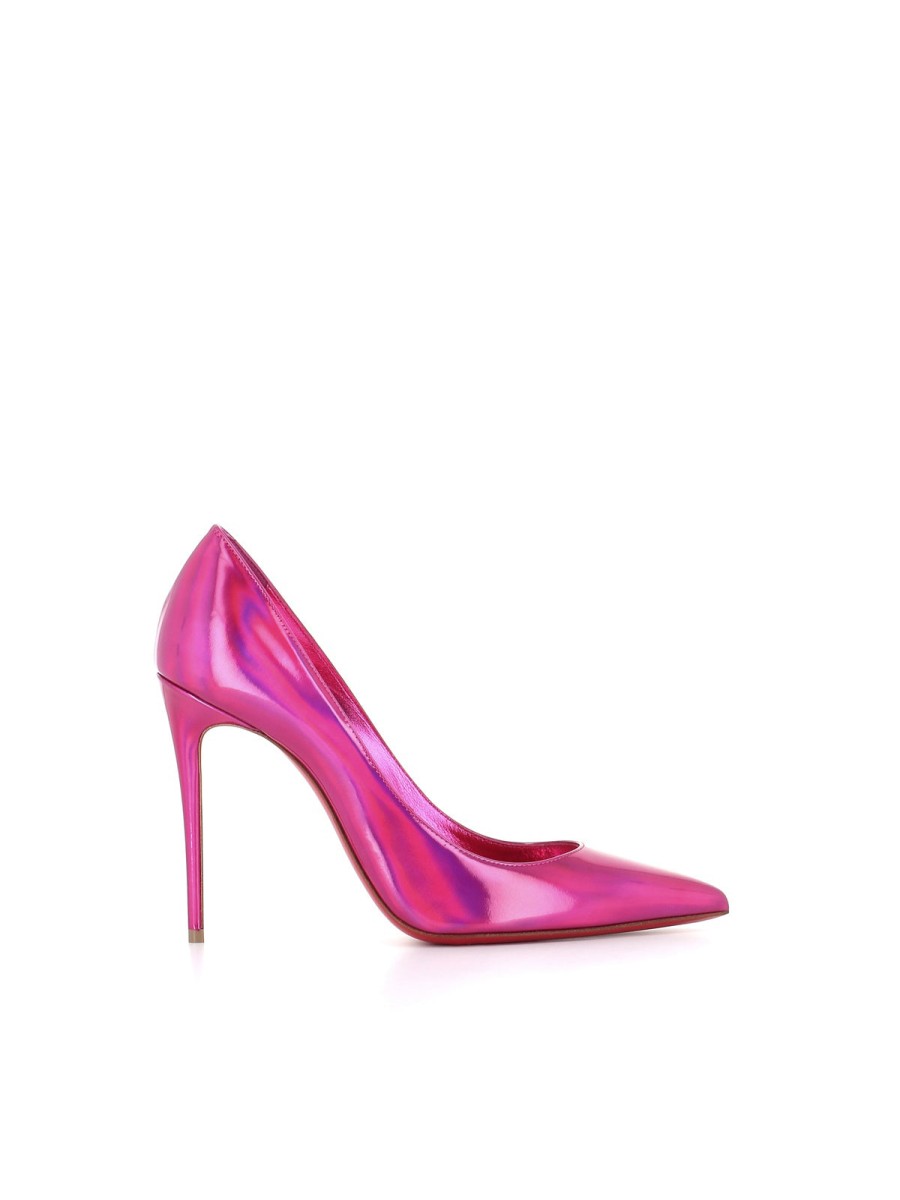 Woman christian louboutin | Christian Louboutin Decollete Kate100 Purple Women Fuchsia