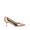 Woman Sergio Levanti | Sergio Levantesi Women'S Gold Chenil Pumps