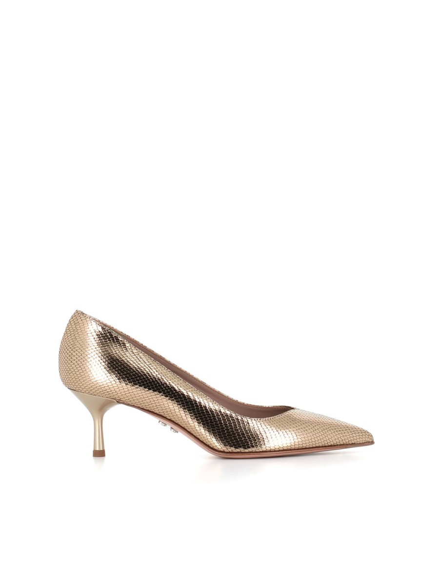 Woman Sergio Levanti | Sergio Levantesi Women'S Gold Chenil Pumps