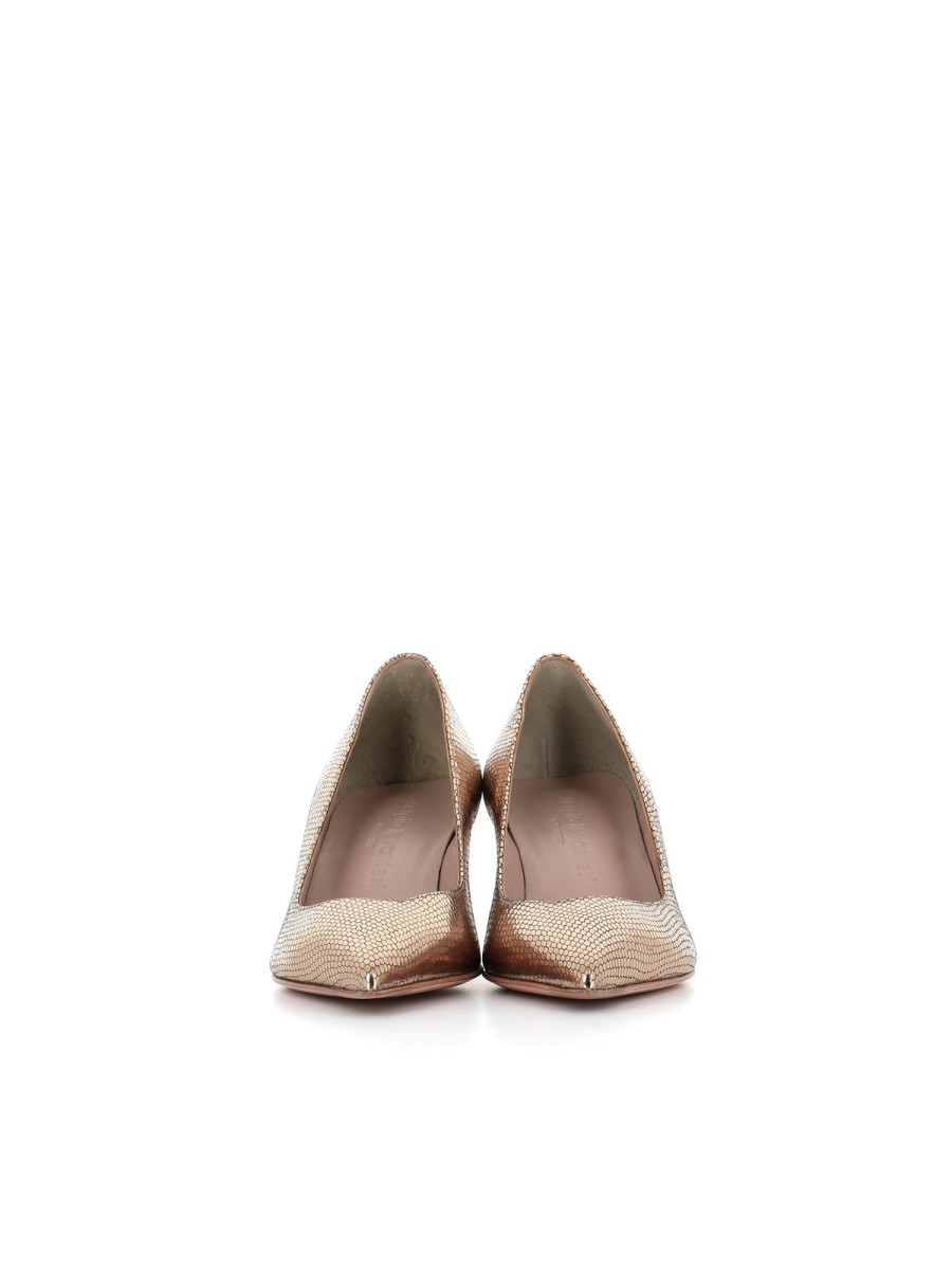 Woman Sergio Levanti | Sergio Levantesi Women'S Gold Chenil Pumps