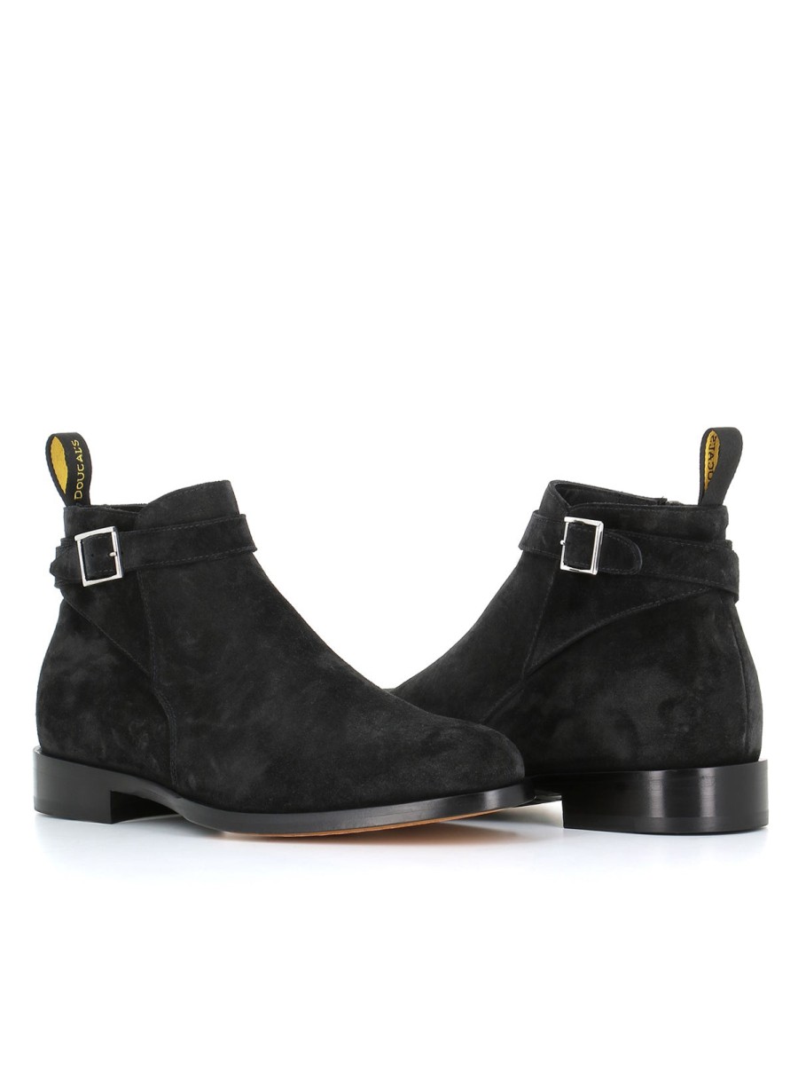 Man doucal's | Doucal'S Men'S Black Ankle Boot