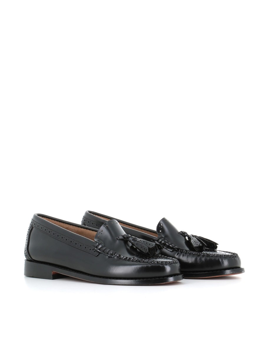 Woman weejuns by gh bass & co. | Weejuns By Gh Bass & Co. Estrelle Brogue Tassel Moccasin Black Women