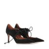 Woman malone souliers | Malone Souliers Morena 80-1 Decollete Black Women Black