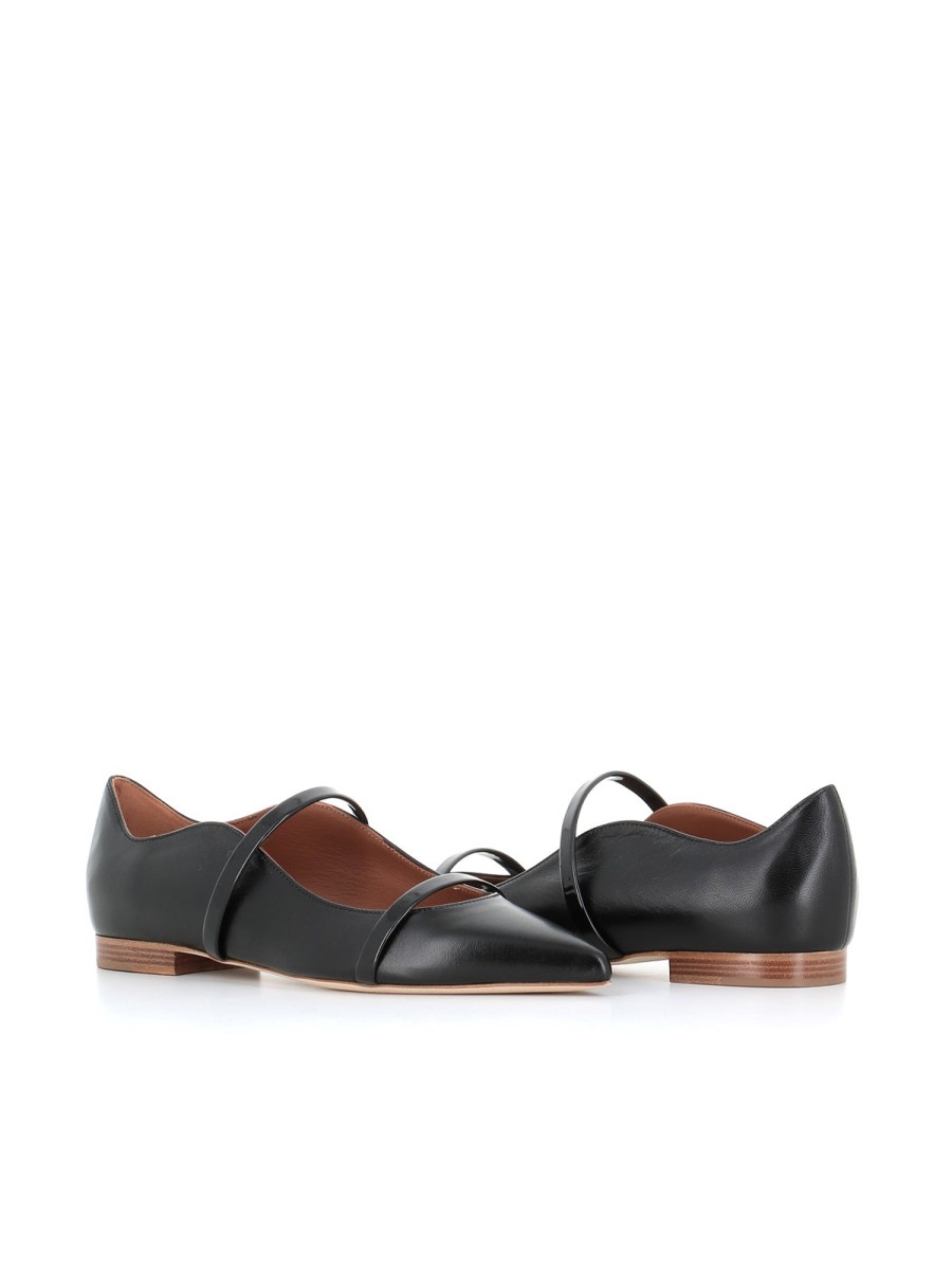 Woman malone souliers | Malone Souliers Ballerina Maureen Ms Flat Black Women