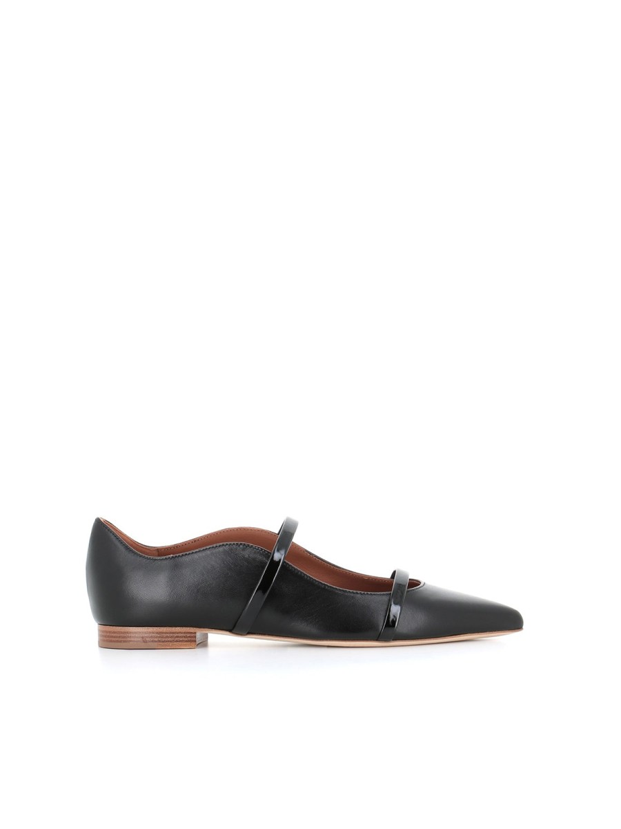 Woman malone souliers | Malone Souliers Ballerina Maureen Ms Flat Black Women