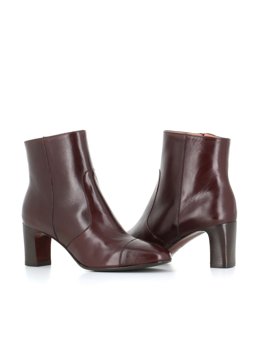 Woman taxi drivers | Tassinari Ankle Boot F568 Brown Woman Coffee