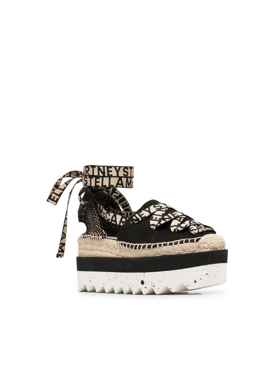 Woman stella mccartney | Stella Mccartney Espadrilles Gaia Black Women Black/Beige