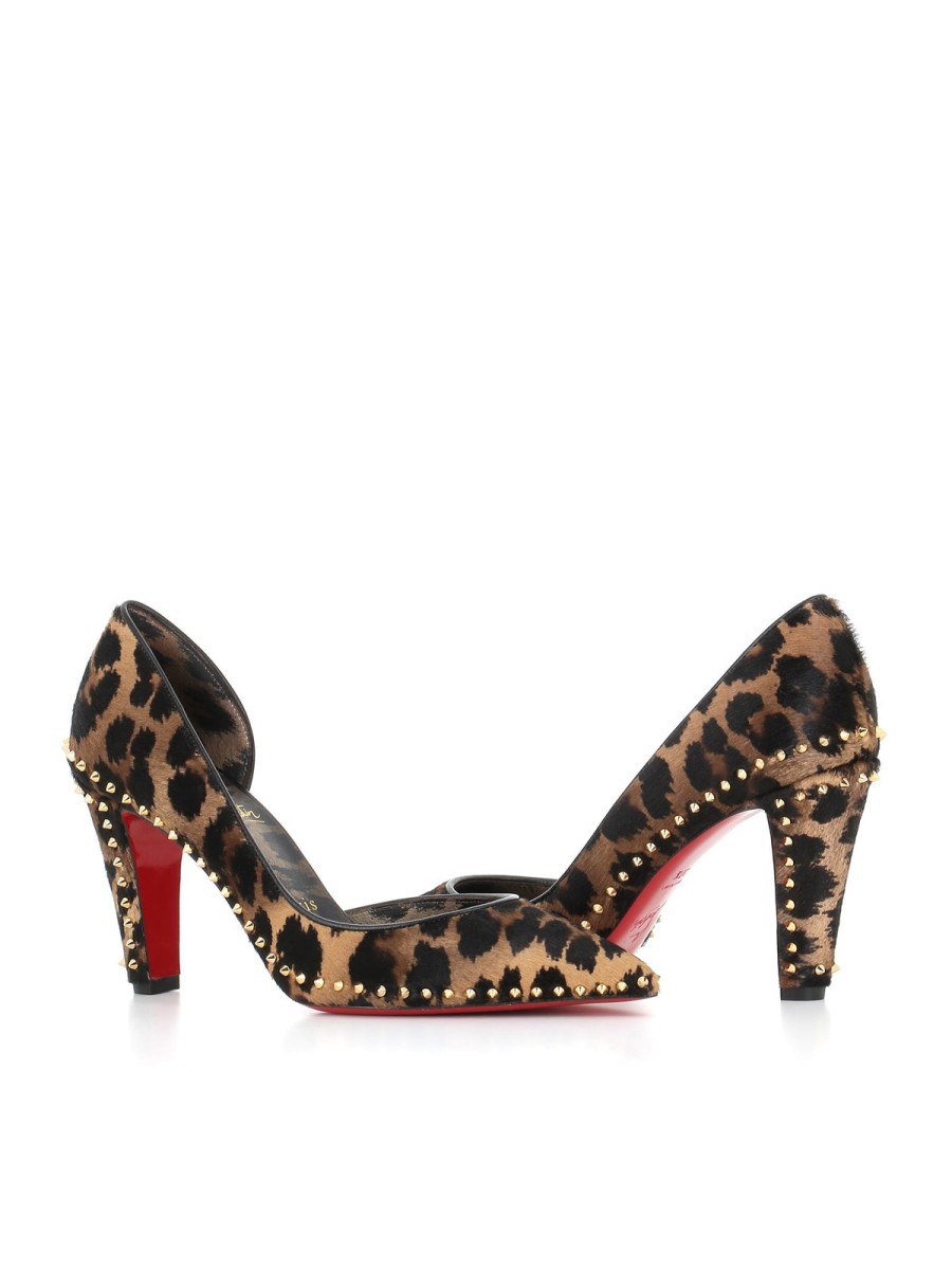 Woman christian louboutin | Christian Louboutin Decollete Vidura 85 Pattern Women'S Spotted