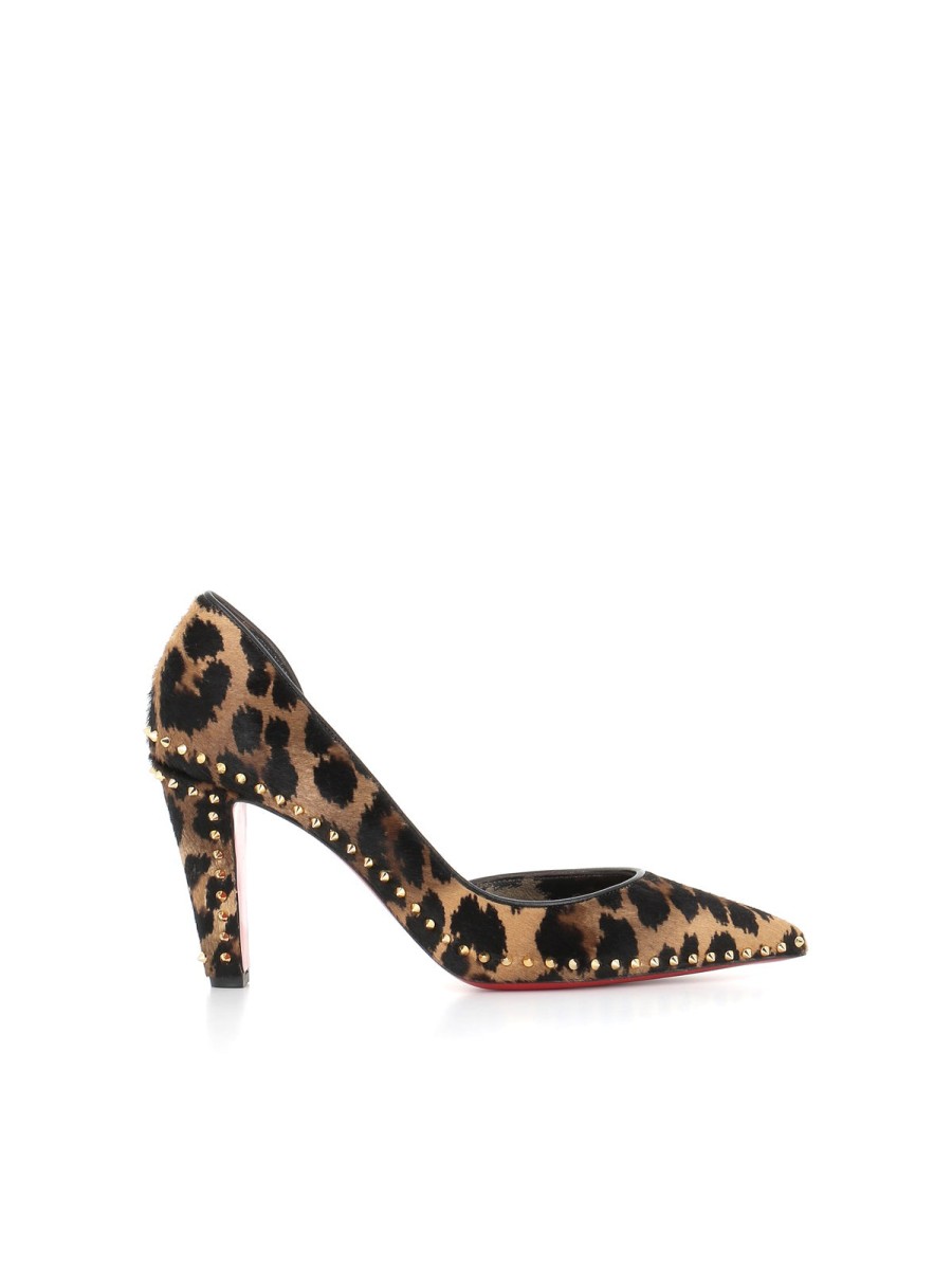 Woman christian louboutin | Christian Louboutin Decollete Vidura 85 Pattern Women'S Spotted