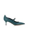 Woman Sergio Levanti | Sergio Levantesi Women'S Carlotta Green Pumps Malachite