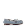 Woman tailor | Sartore Women'S Blue Moccasin Sugar Paper