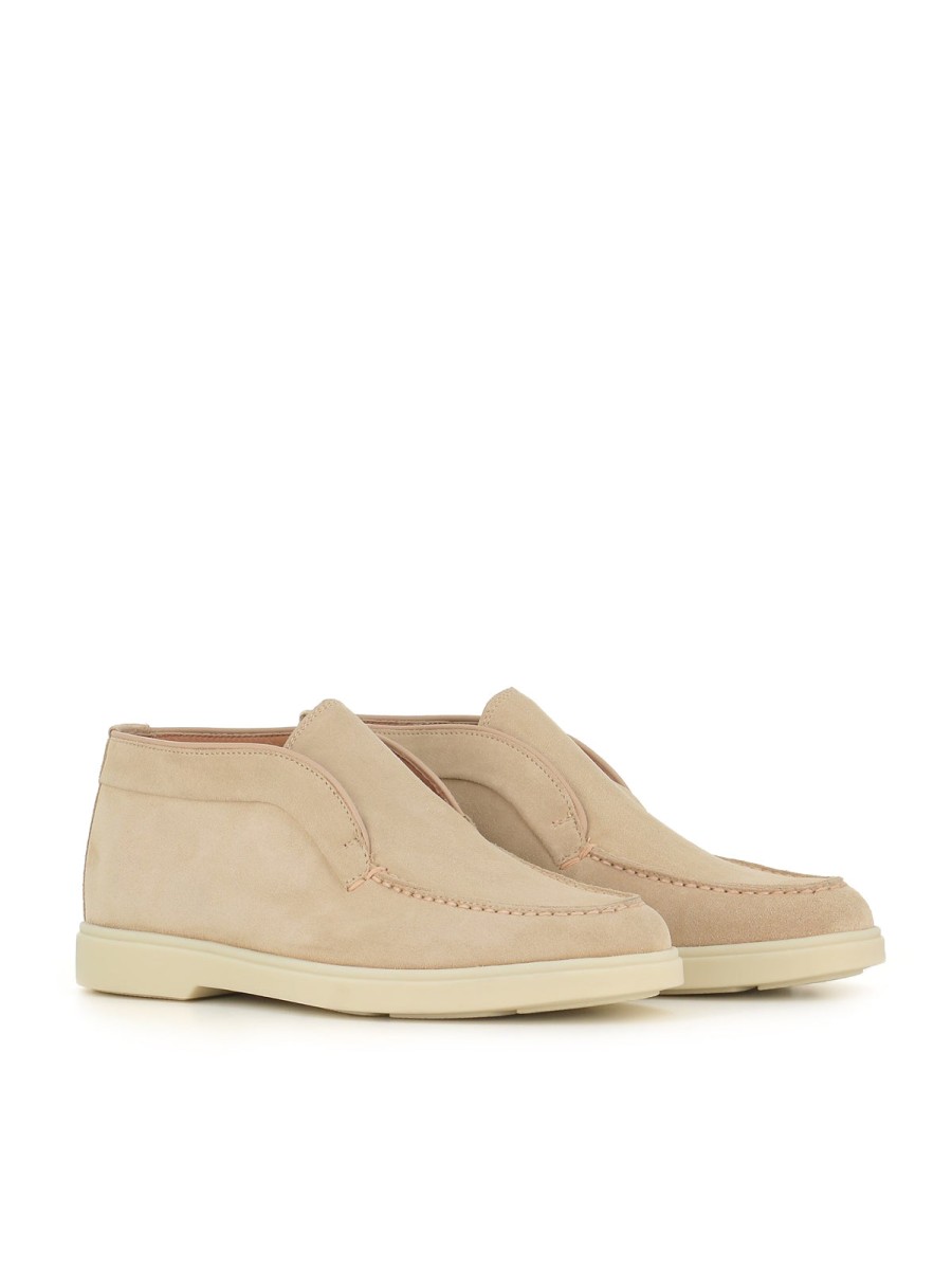 Woman saints | Santoni Desert Beige Women'S Ankle Boot