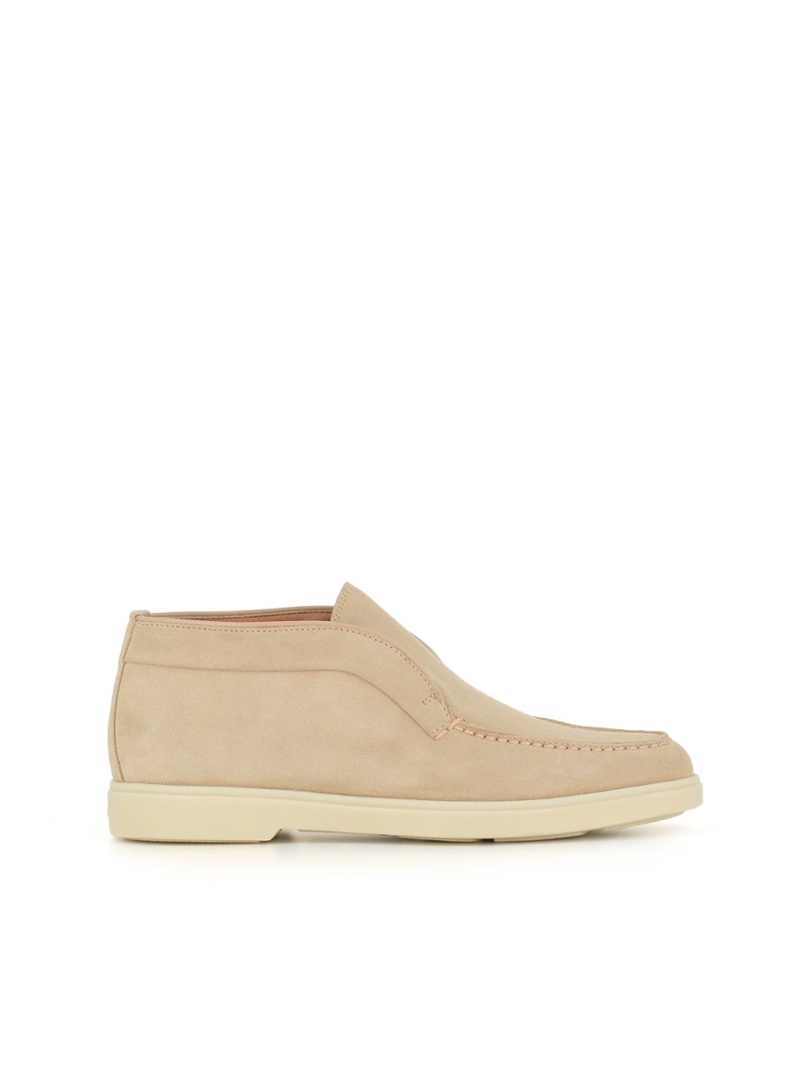 Woman saints | Santoni Desert Beige Women'S Ankle Boot