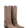 Woman paola d'arcano | Paola D'Arcano Boot 4711 Gray Women Taupe