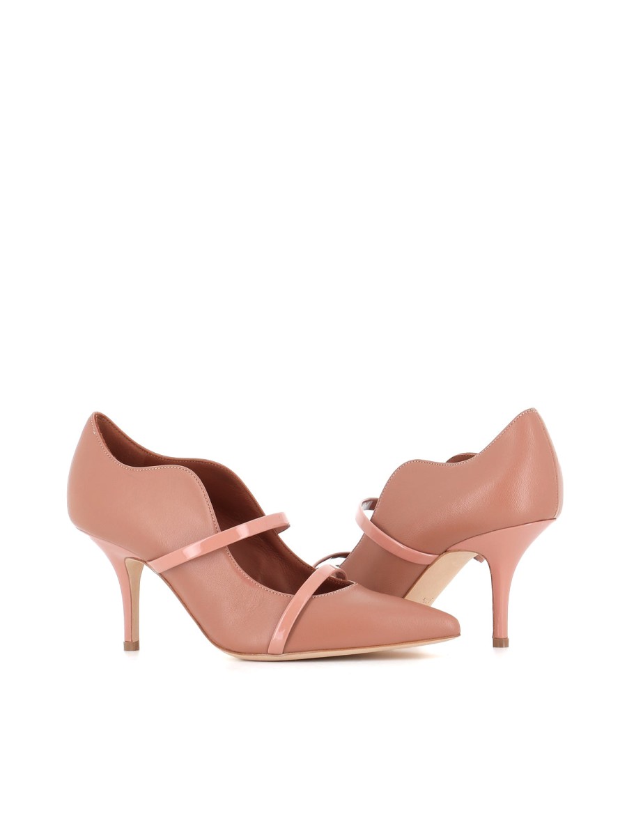 Woman malone souliers | Malone Souliers Decollete Maureen Pump 70-10 Pink Women Nude