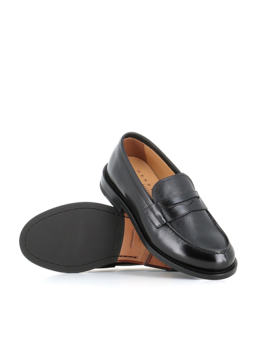 Woman henderson baracco | Henderson Baracco Wendy.6 Black Moccasin Woman