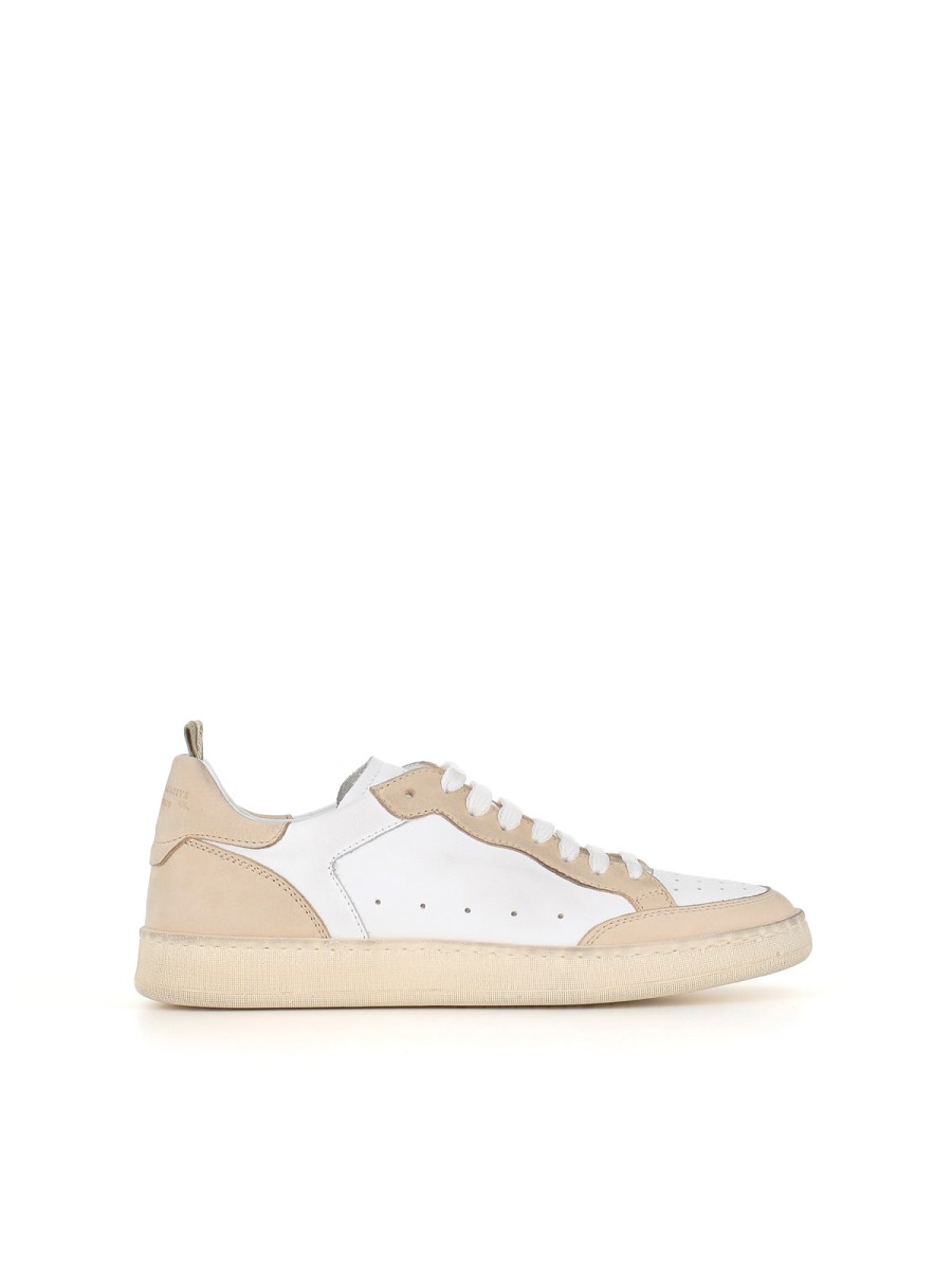 Woman creative workshops | Officine Creative Sneakers Kareem/101 Beige Women Beige/White