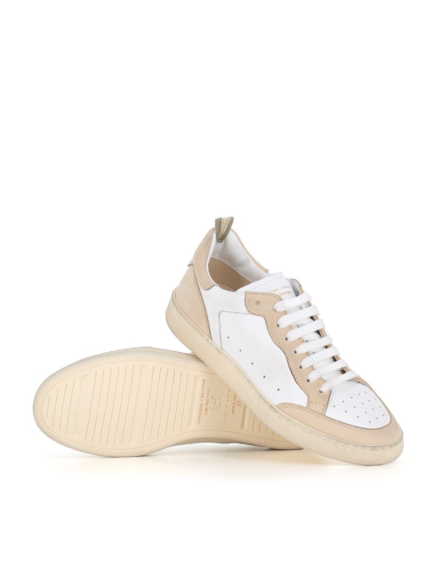 Woman creative workshops | Officine Creative Sneakers Kareem/101 Beige Women Beige/White