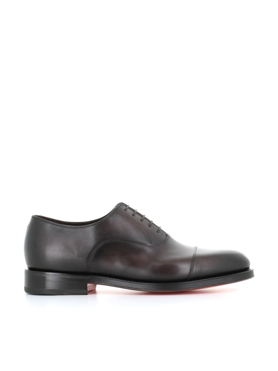 Man saints | Santoni Oxford Brown Men'S Dark Brown