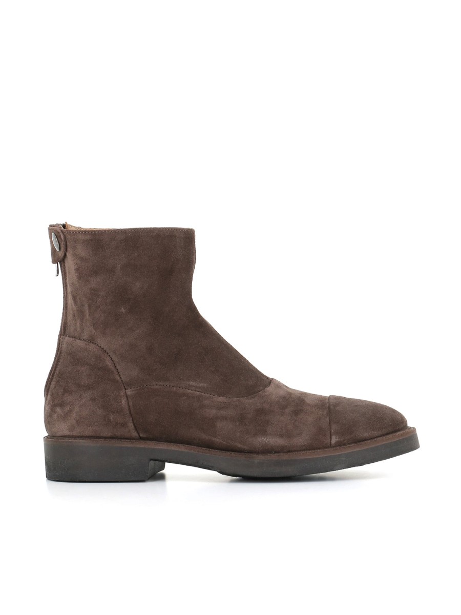 Man Alberto Fasciani | Alberto Fasciani Ankle Boot Gabriel 10023 Brown Man Espresso