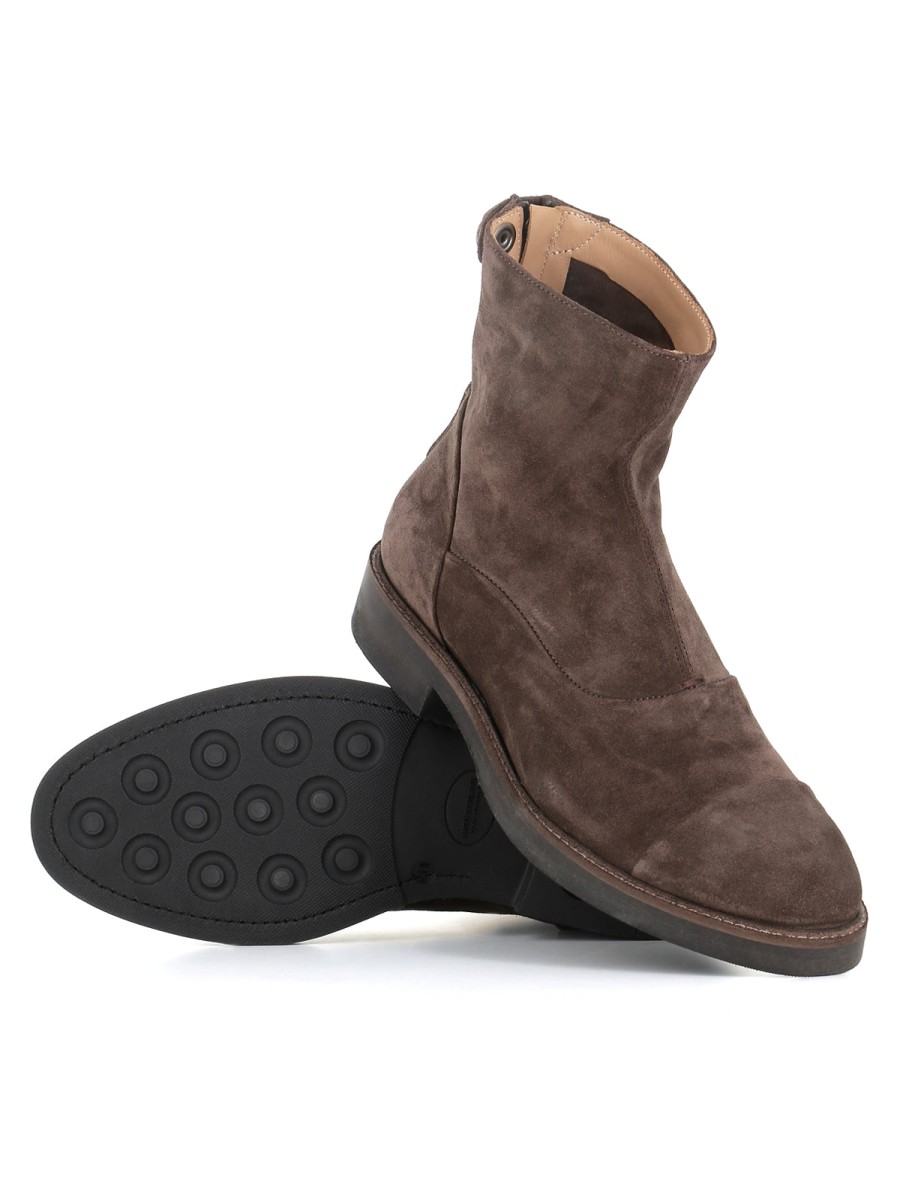 Man Alberto Fasciani | Alberto Fasciani Ankle Boot Gabriel 10023 Brown Man Espresso