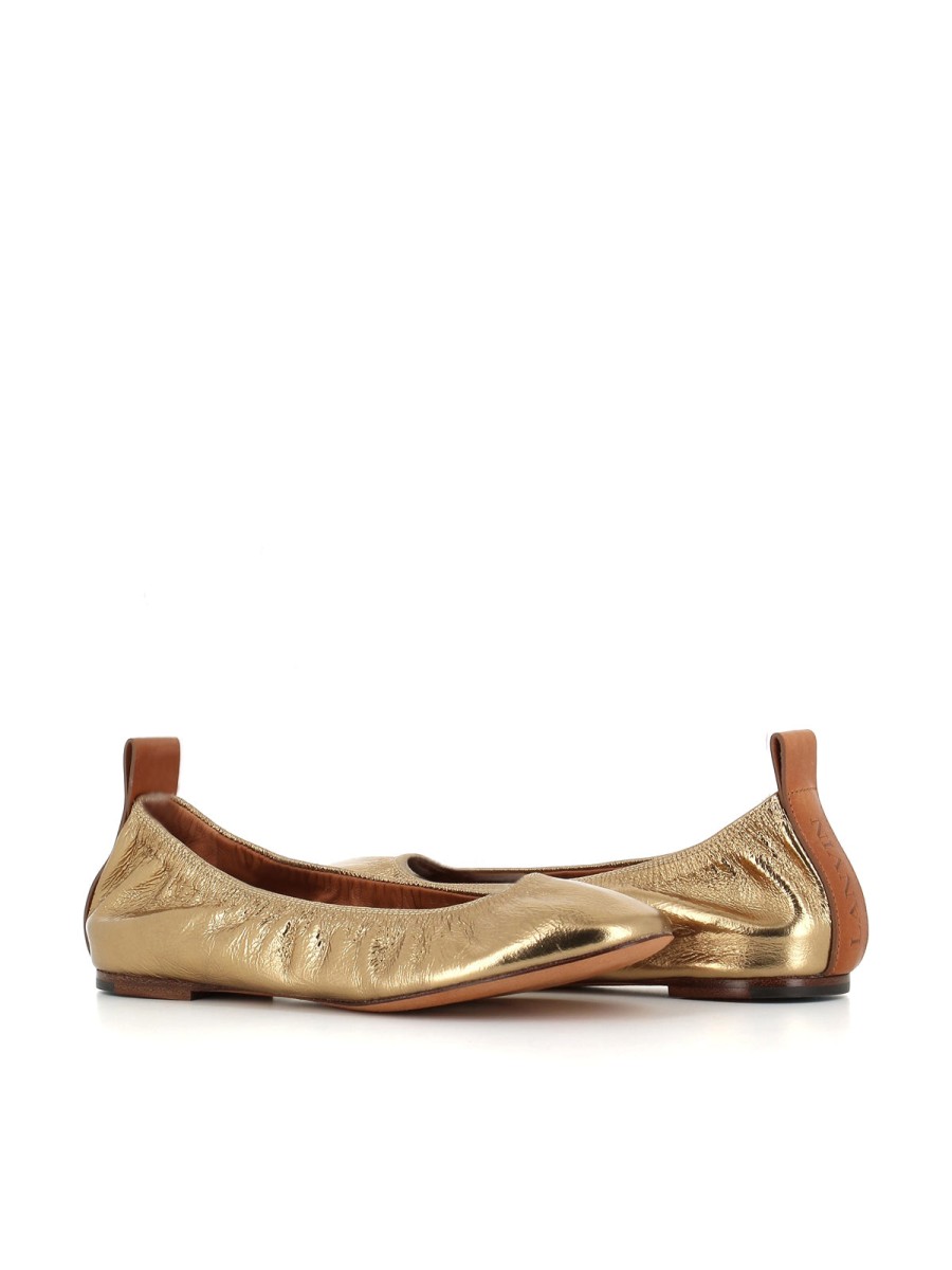 Woman lanvin | Lanvin Ballerina Gold Woman