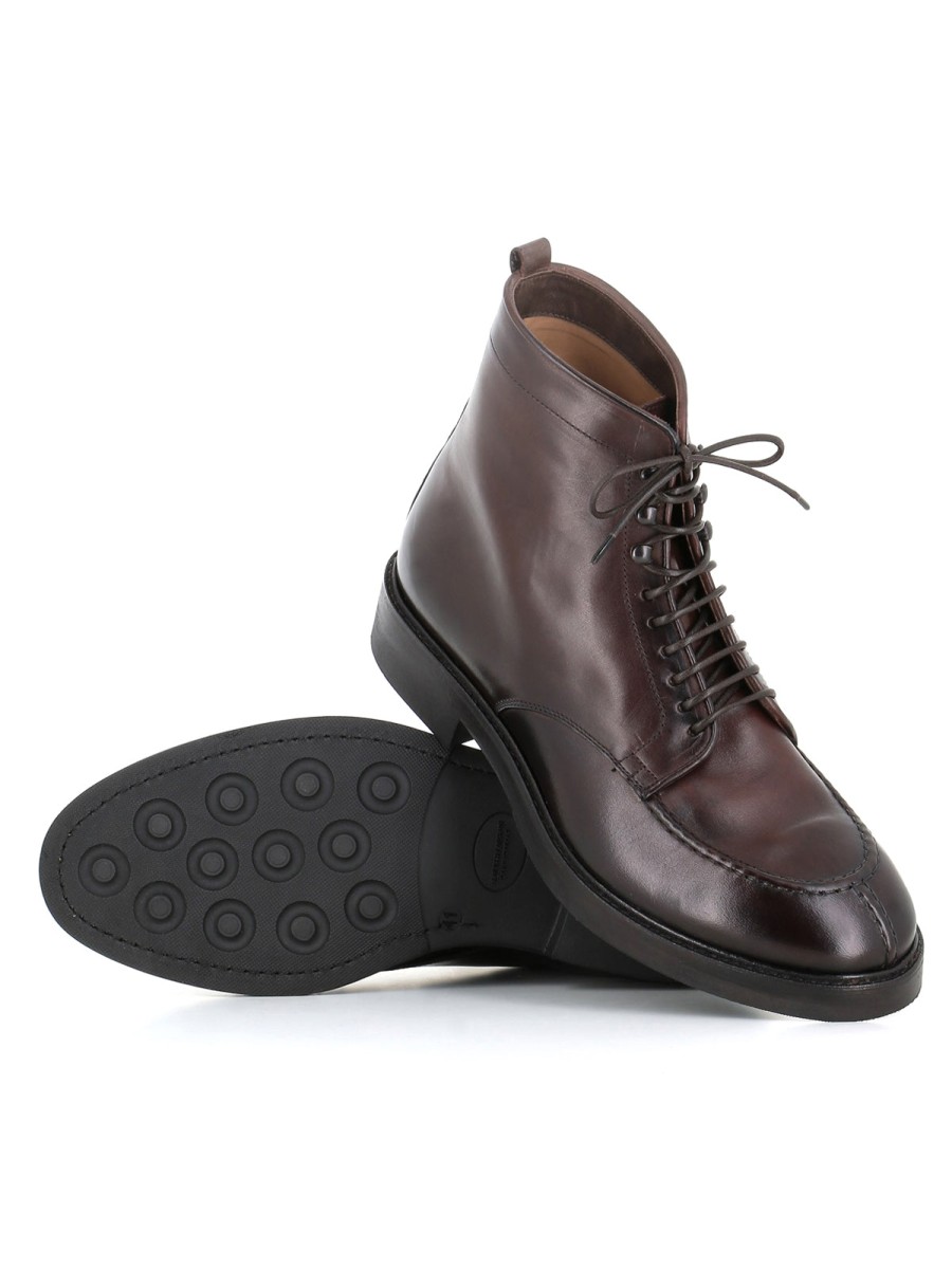 Man Alberto Fasciani | Alberto Fasciani Caleb Amphibian 47056 Brown Man Mahogany