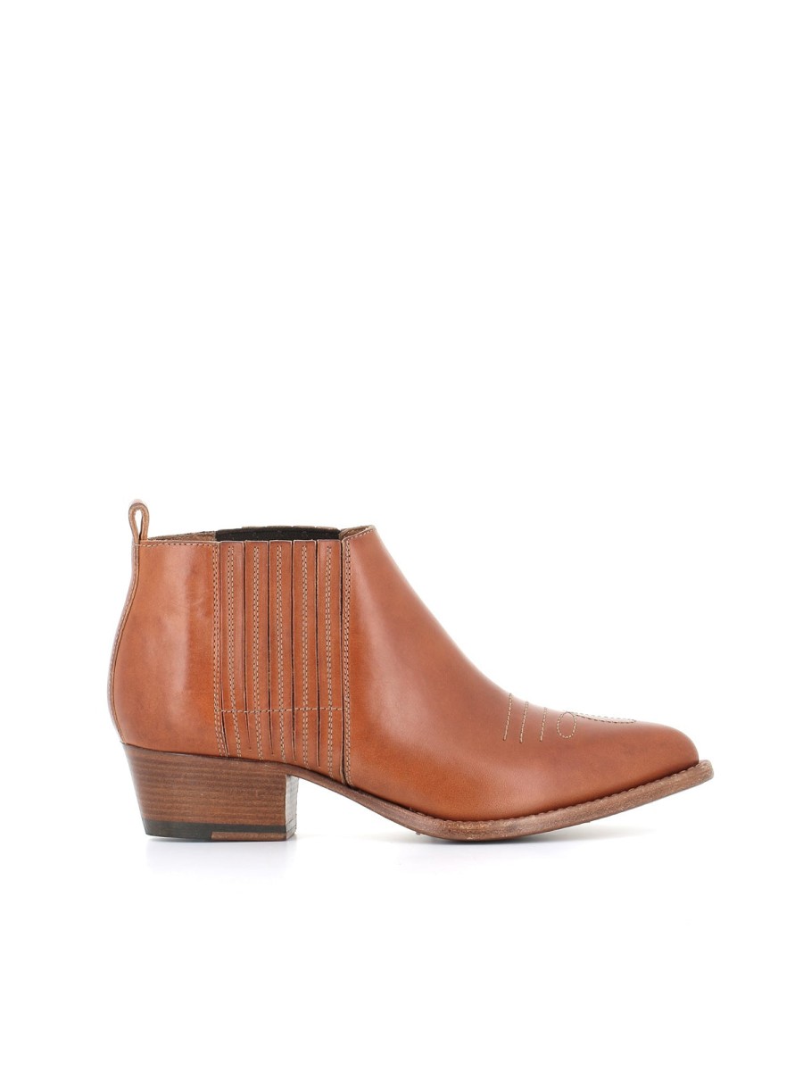 Woman buttero | Buttero Texano Brown Woman Leather