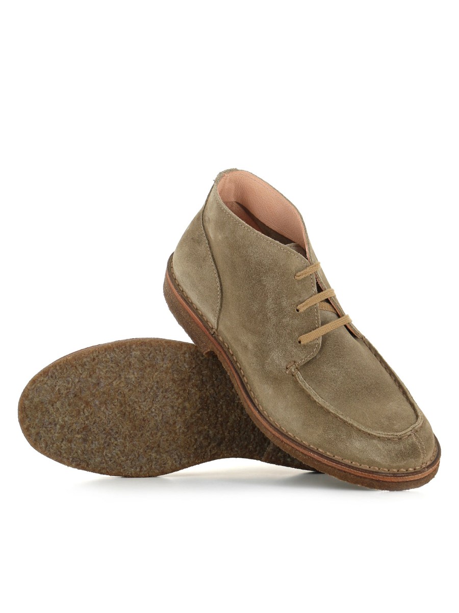 Man astorflex | Astorflex Deukeflex Beige Men'S Ankle Boot Stone