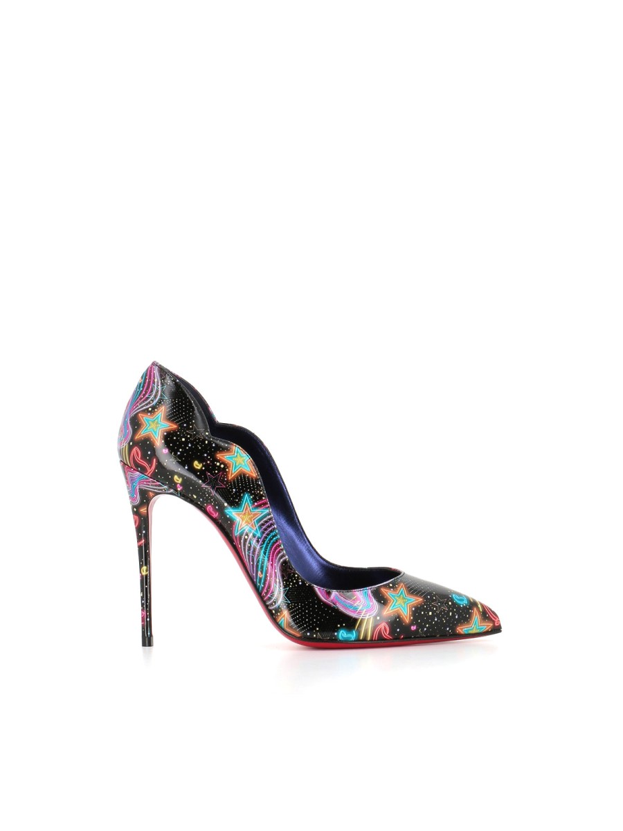 Woman christian louboutin | Christian Louboutin Women'S Hot Chick 100 Multicolor Decollete